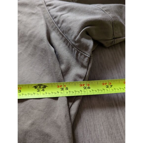 Cabelas Mens XL Long Sleeve Button-Up Shirt Khaki Outdoor Fishing Hunting Cotton - Picture 6 of 6